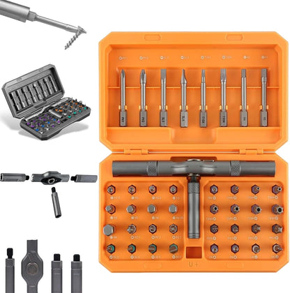 42-in-1 Magnetische Schroevendraaierset – Precisie Reparatieset met Bits en Handvat – Fixaro