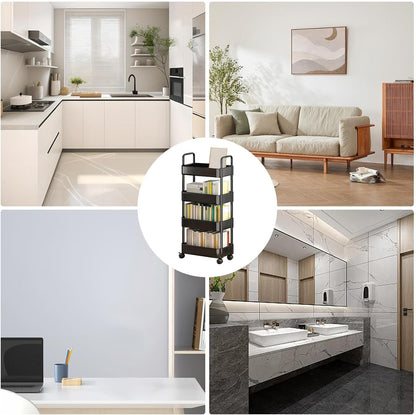 Rollende Utility Kar met Wielen & Handvat - Veyora
