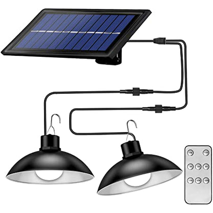 Draadloze Solar LED Lampenset met Afstandsbediening – TwinRay