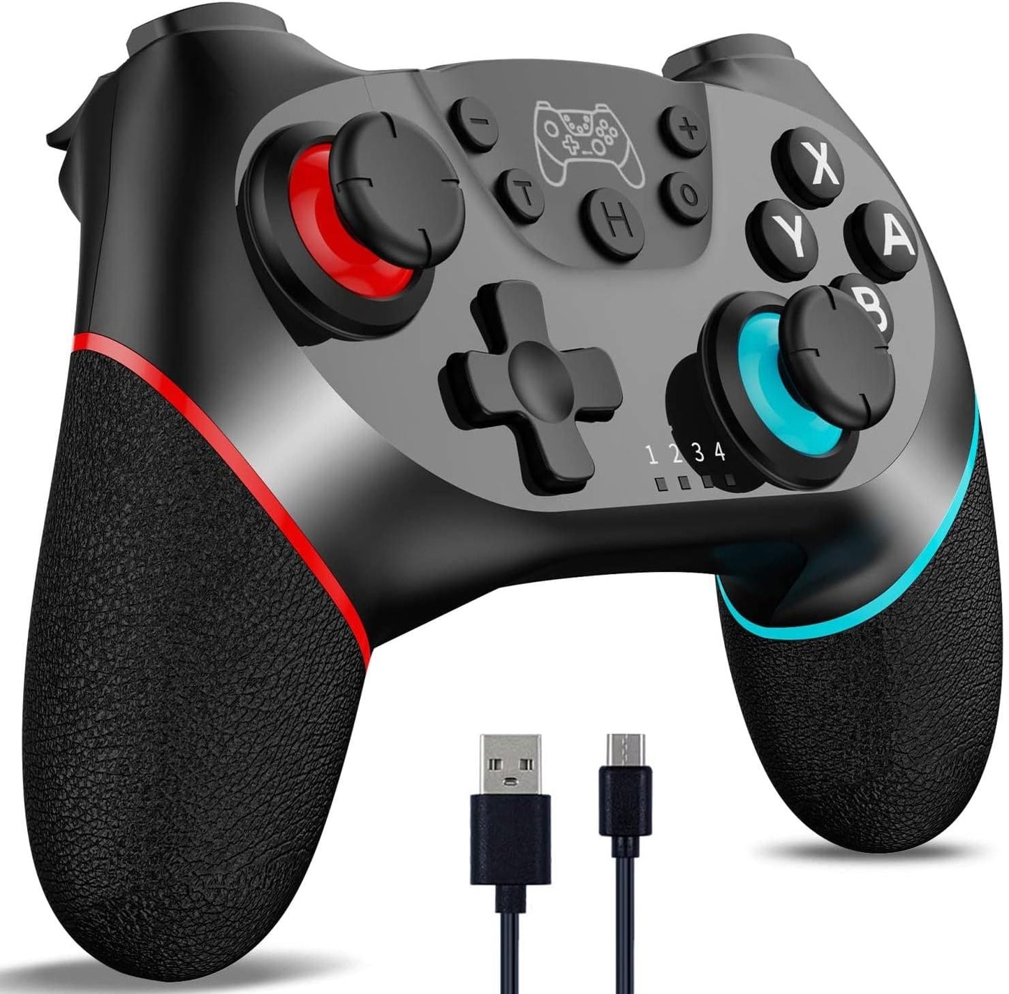 Draadloze Switch-controller met Hall Effect Joysticks en Turbo-functie – Nexora