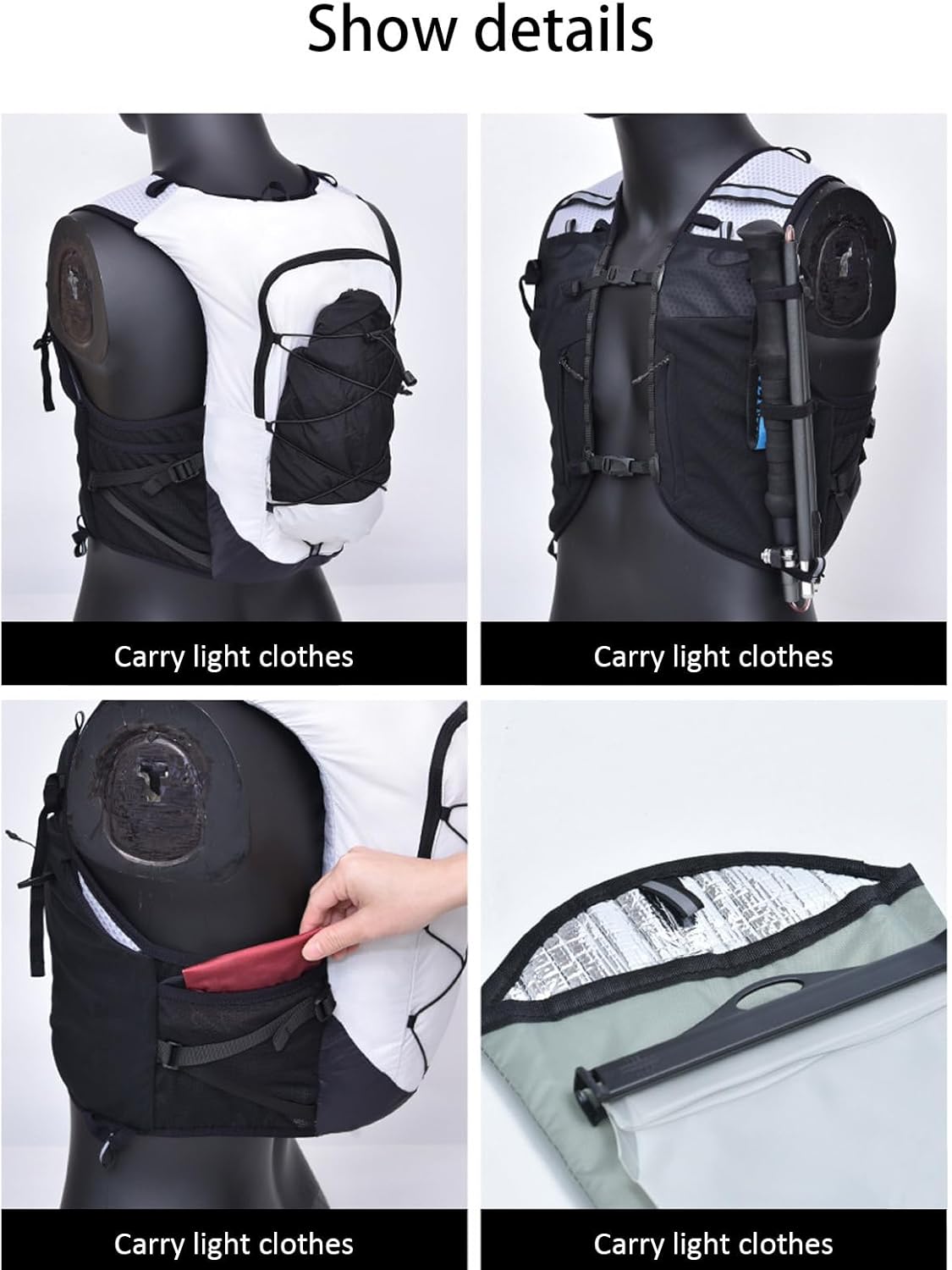 Hardloopvest Rugzak – Lichtgewicht Hydratatiepakket voor Trail & Fietsen – Alvory