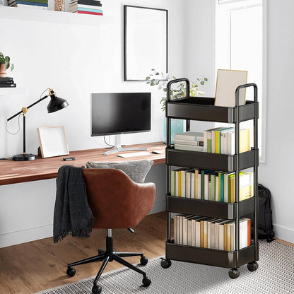Rollende Utility Kar met Wielen & Handvat - Veyora
