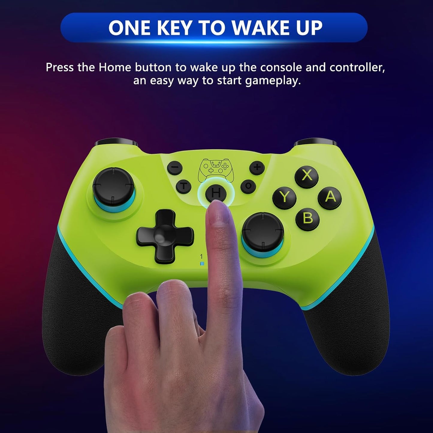 Draadloze Switch-controller met Hall Effect Joysticks en Turbo-functie – Nexora