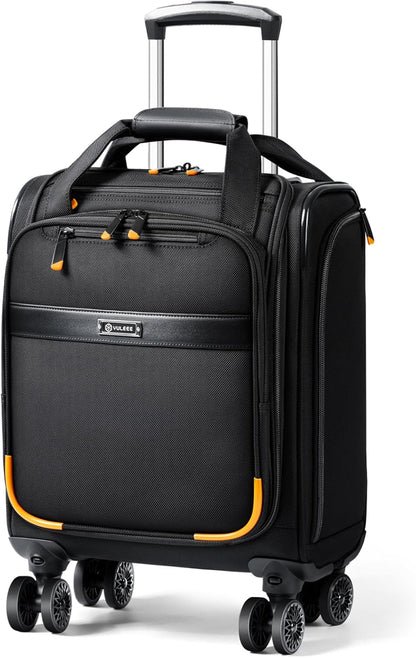 Luchthaven-Goedgekeurde Handbagage Trolley met Spinnerwielen & Laptopvak
