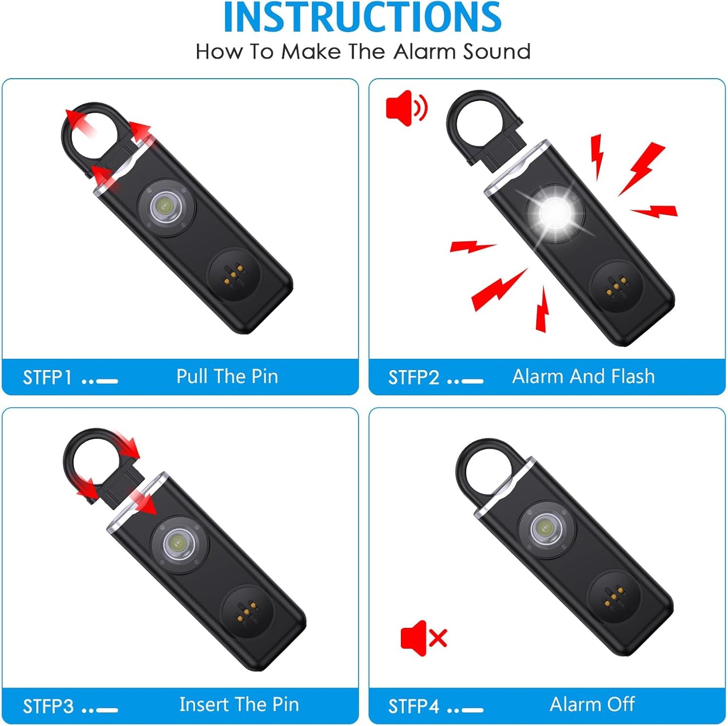 Persoonlijk Alarm Sleutelhanger – Veyora