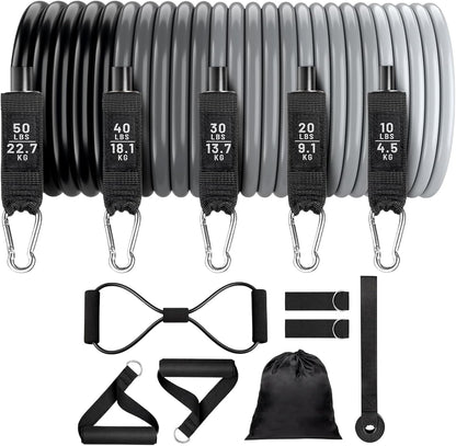 Ophangbare Fitness Weerstandsbanden Set – Veltrix