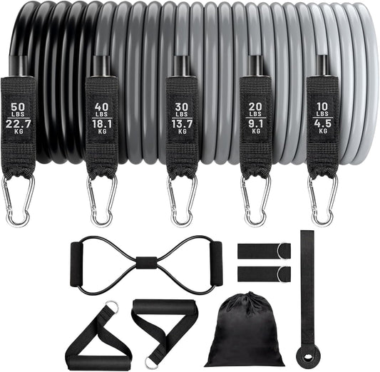 Ophangbare Fitness Weerstandsbanden Set – Veltrix