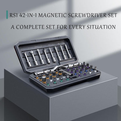42-in-1 Magnetische Schroevendraaierset – Precisie Reparatieset met Bits en Handvat – Fixaro