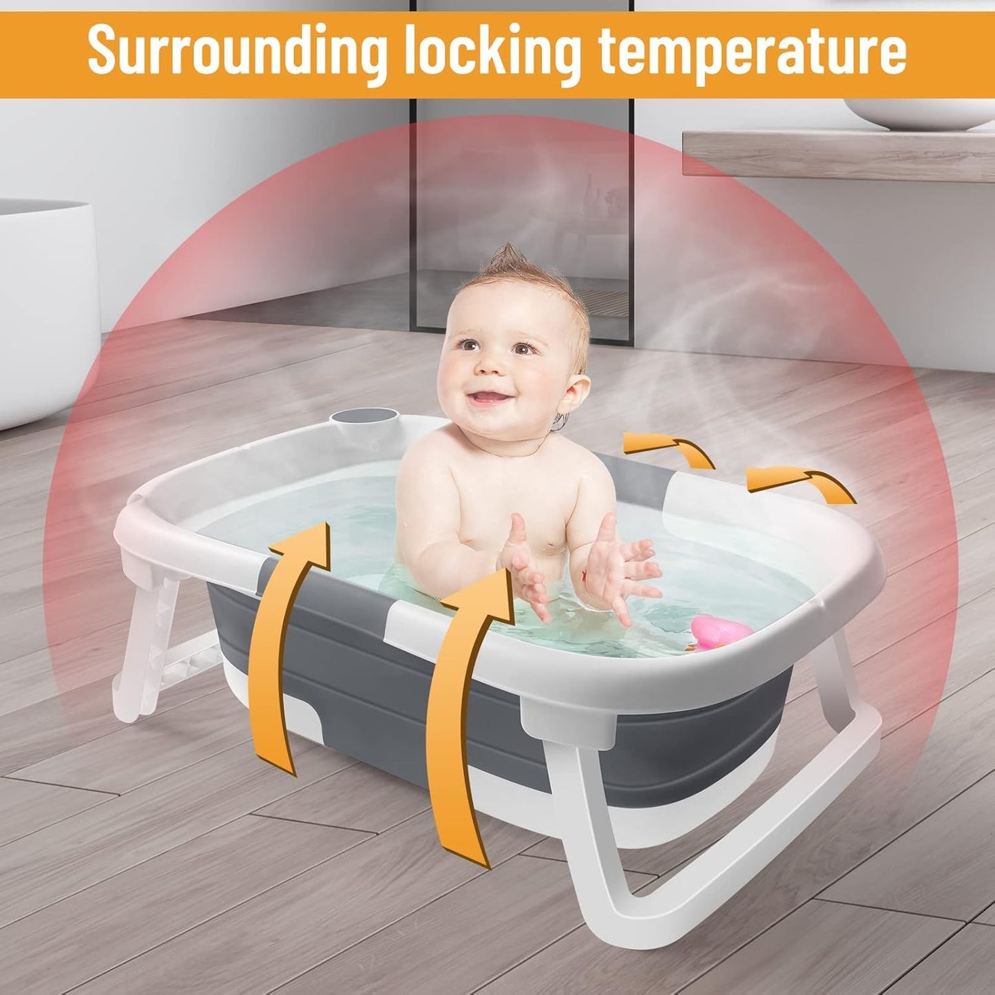 Opvouwbaar Baby Bad met Net – BathNest
