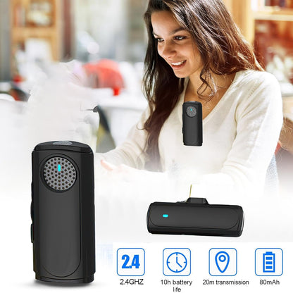 Draadloze Lavalier Microfoon – ClearSoundPro