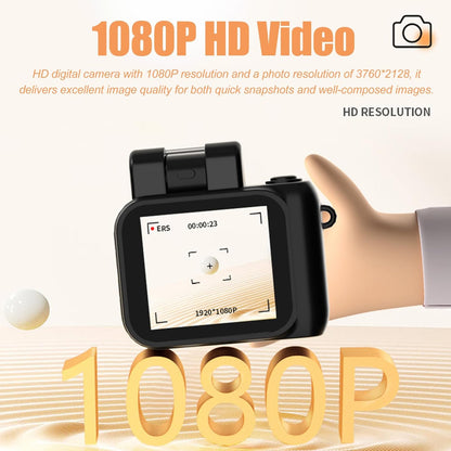 Mini Sleutelhanger Digitale Camera met 1080P Video en Retro Ontwerp – Rivoma