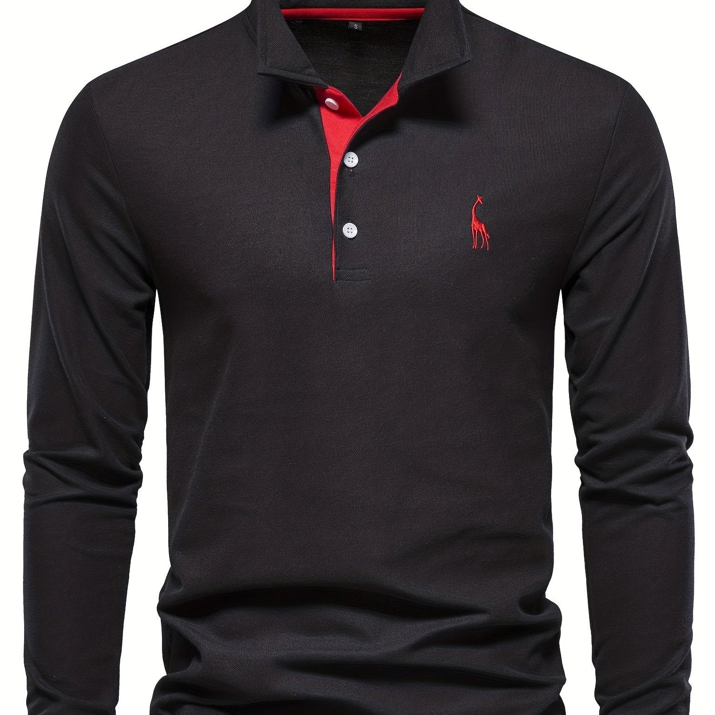 Comfortabele Heren Polo met Lange Mouwen