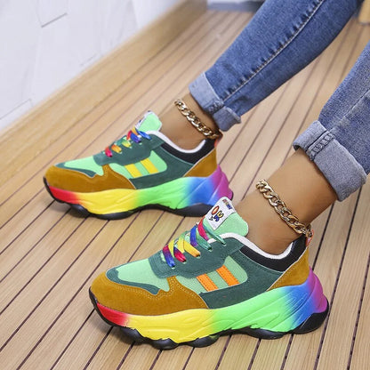 Kleurrijke Dames Sneakers – Solenya