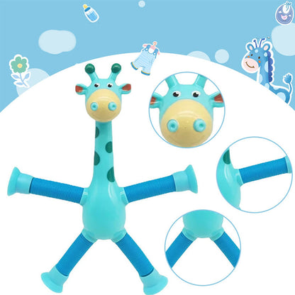 Flexibel Giraffe Speelgoed met Zuignap - StretchyGiraffe