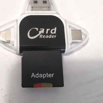 4-in-1 SD & TF Kaartlezer - FlexPort