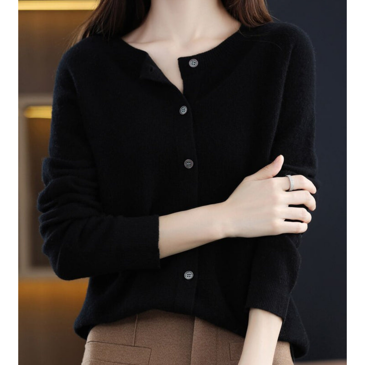 Dames Ronde Hals Vest – Amalia
