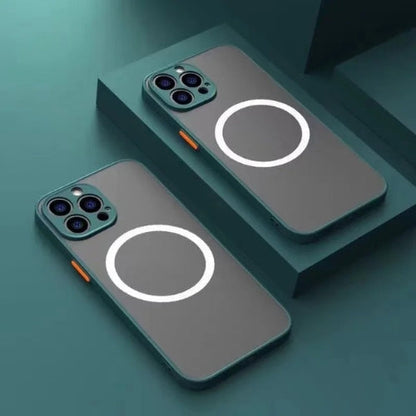 Matte Magnetische Telefoonhoes met MagSafe & Stootbescherming – 1+1 GRATIS