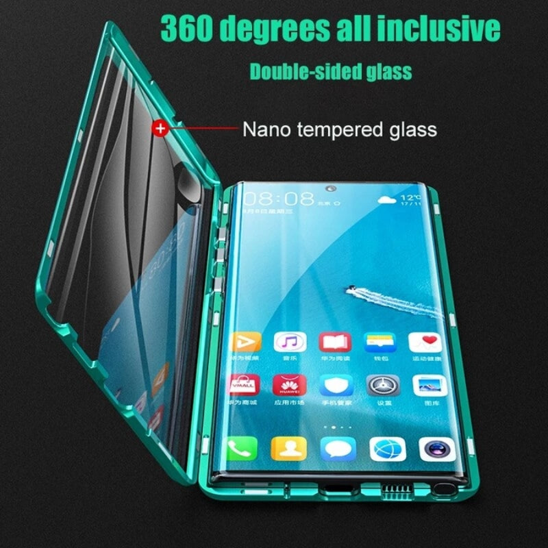 Magnetische Glazen Samsung Hoes – Fortiq