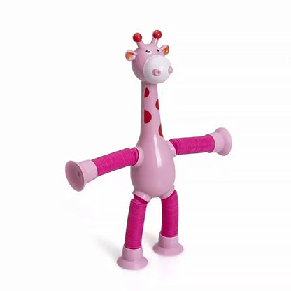 Flexibel Giraffe Speelgoed met Zuignap - StretchyGiraffe