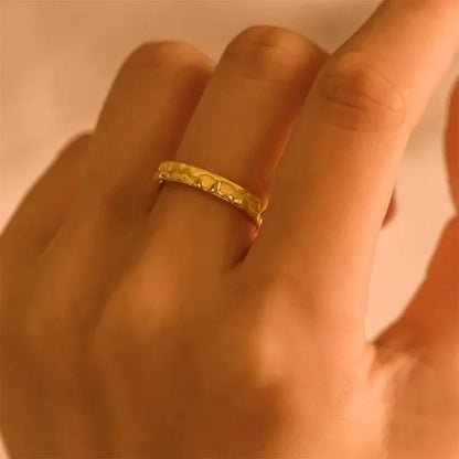 Stijlvolle Gouden Honingring - Sienna