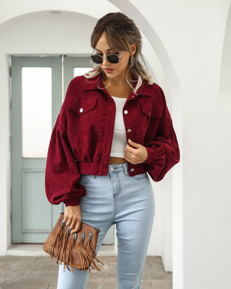 Kort Spijkerjack met Stijl – Amira