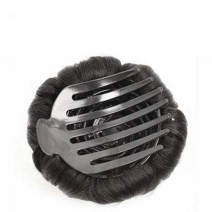 Bloemvormige Haarklem met Hairextension – Fiora