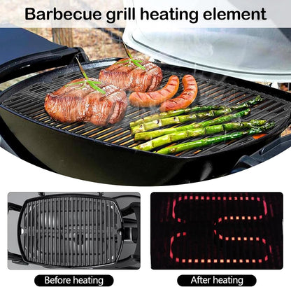 Hoge Vermogen RVS Grill Verwarmingsspoel 2200W voor Buiten Elektrische BBQ – Zeythra