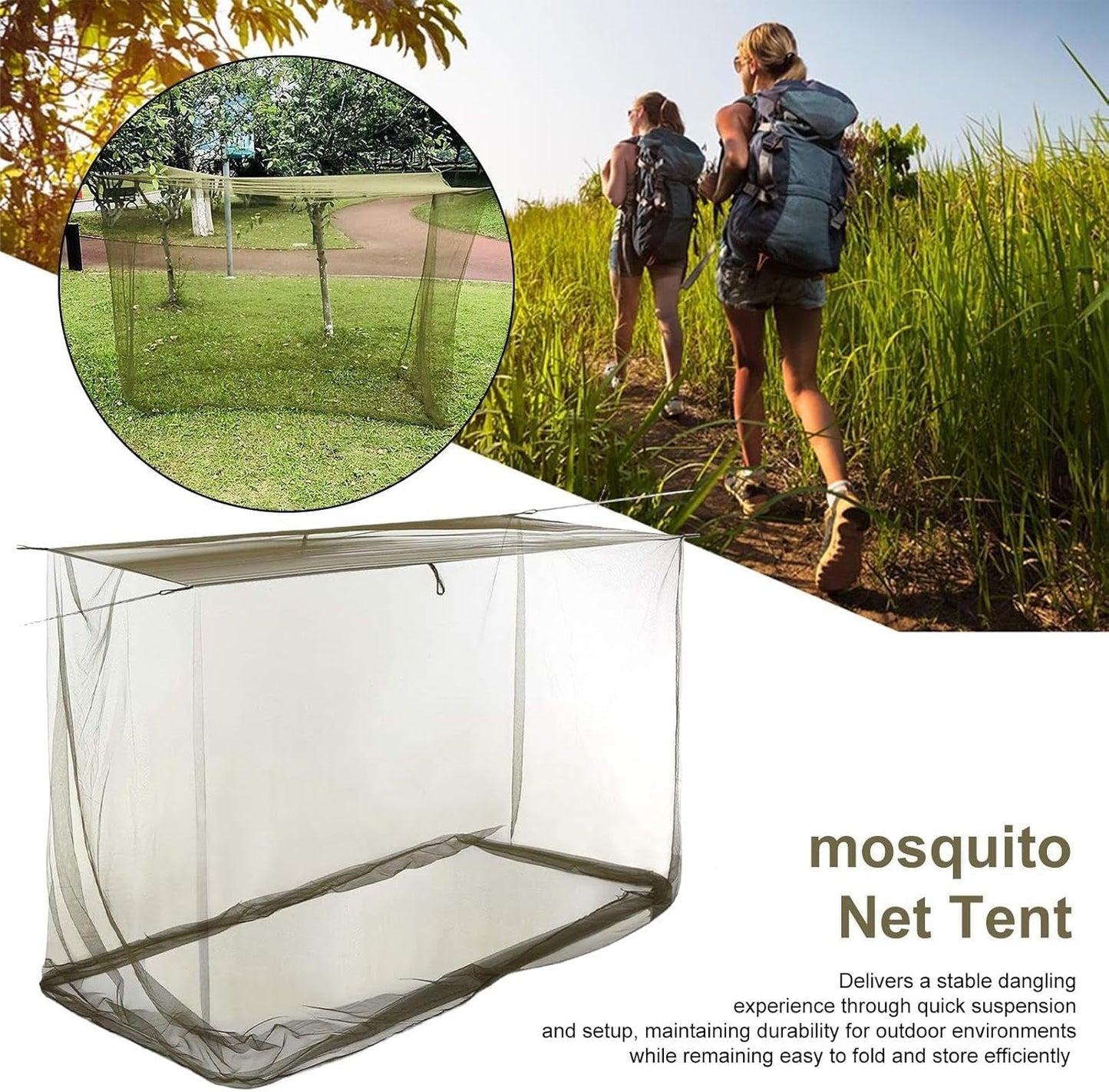 Buiten Houten Rechthoekig Vliegnet Canopy - Ventora