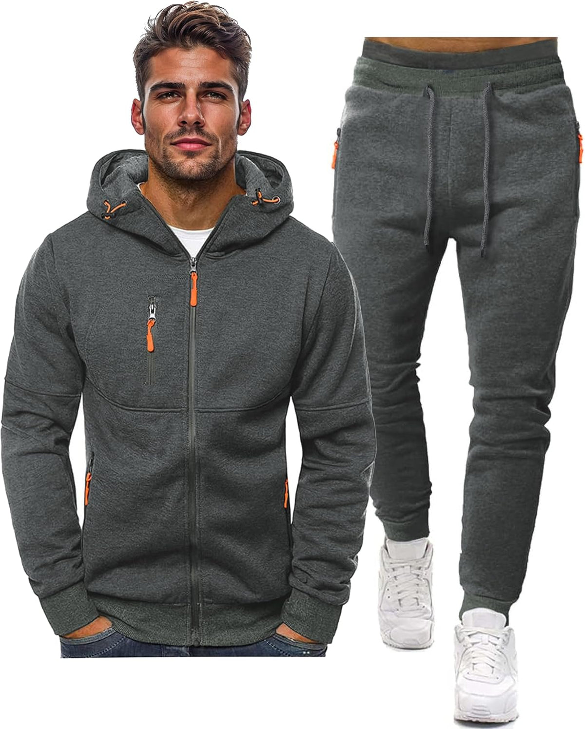 Comfortabel Heren Trainingspak - Jamie detail