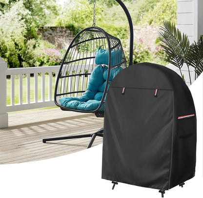 Waterdichte Eivorm Stoel Cover met Dubbele Rits – Solara