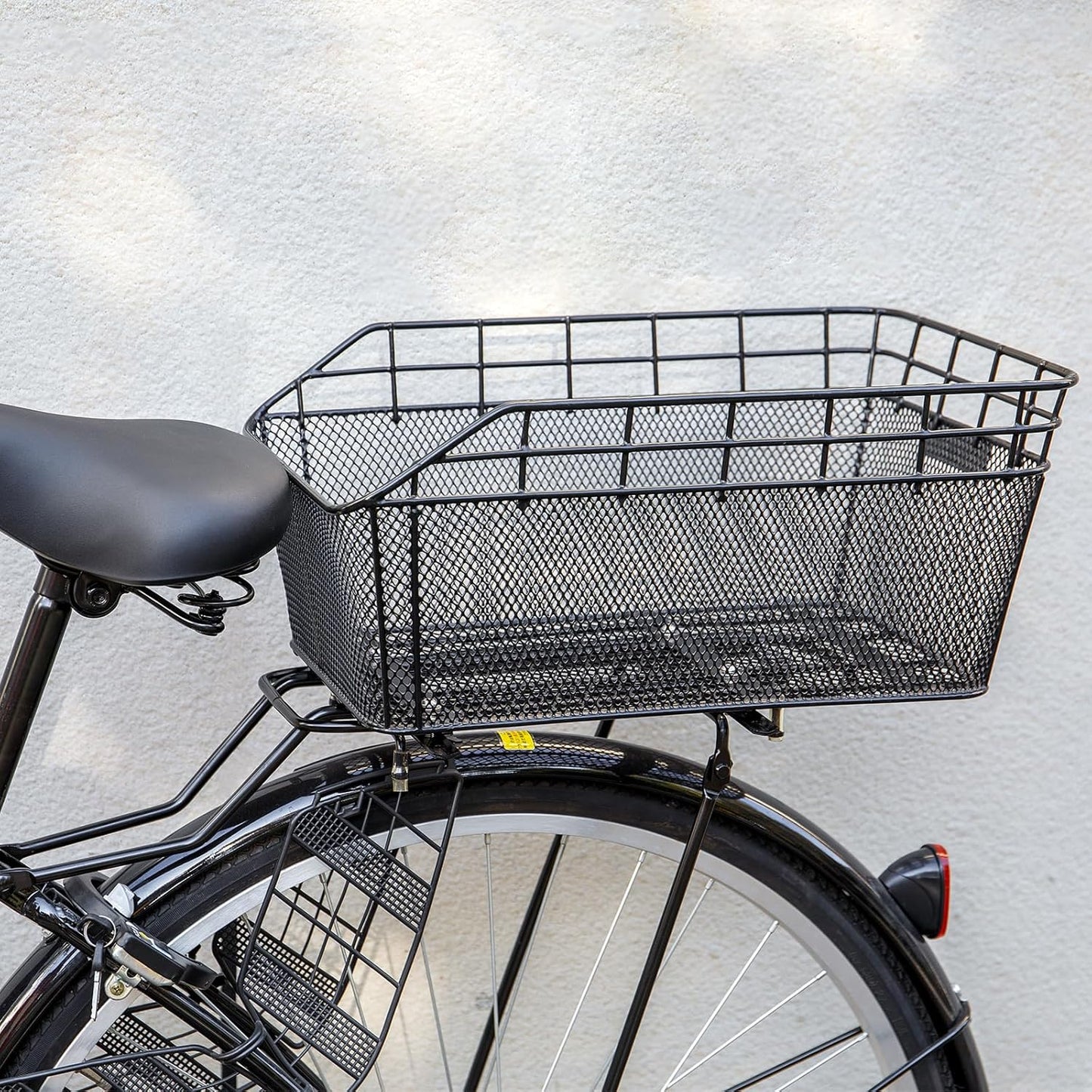 Grote Achterfietsmand met Cargo Net & Waterdichte Dekking – Orvian