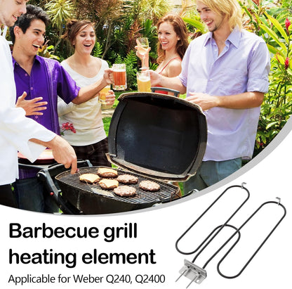 Hoge Vermogen RVS Grill Verwarmingsspoel 2200W voor Buiten Elektrische BBQ – Zeythra