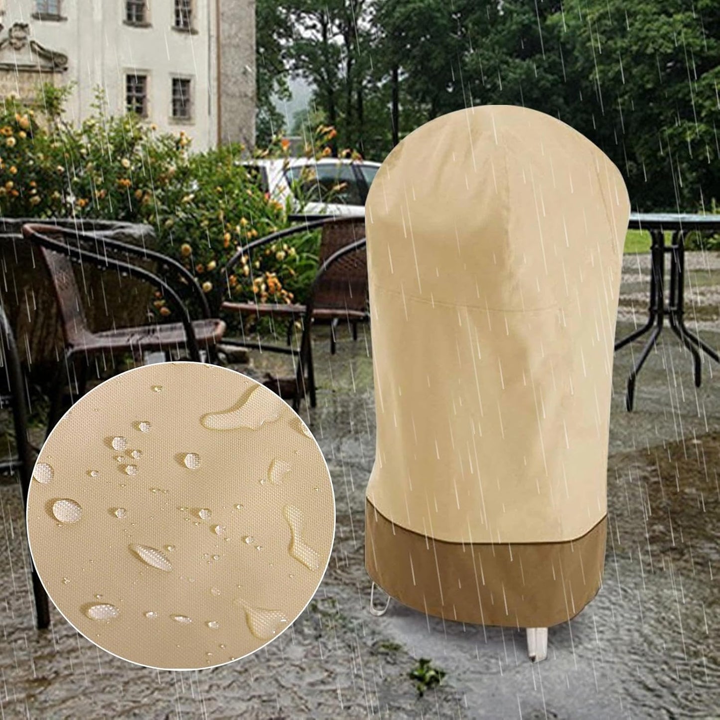 Waterdichte Oxford BBQ Rookkap met UV-bescherming – Bravoro