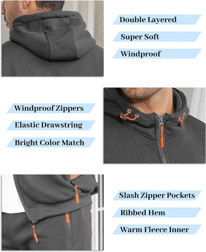Comfortabel Heren Trainingspak - Jamie detail