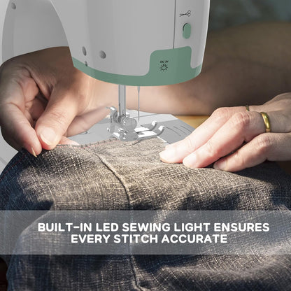 Draagbare Naaimachine met 12 Steken & Uitbreidingstafel – StitchPro