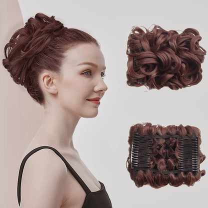 Krullende Knot Hairextension – FluffyFix