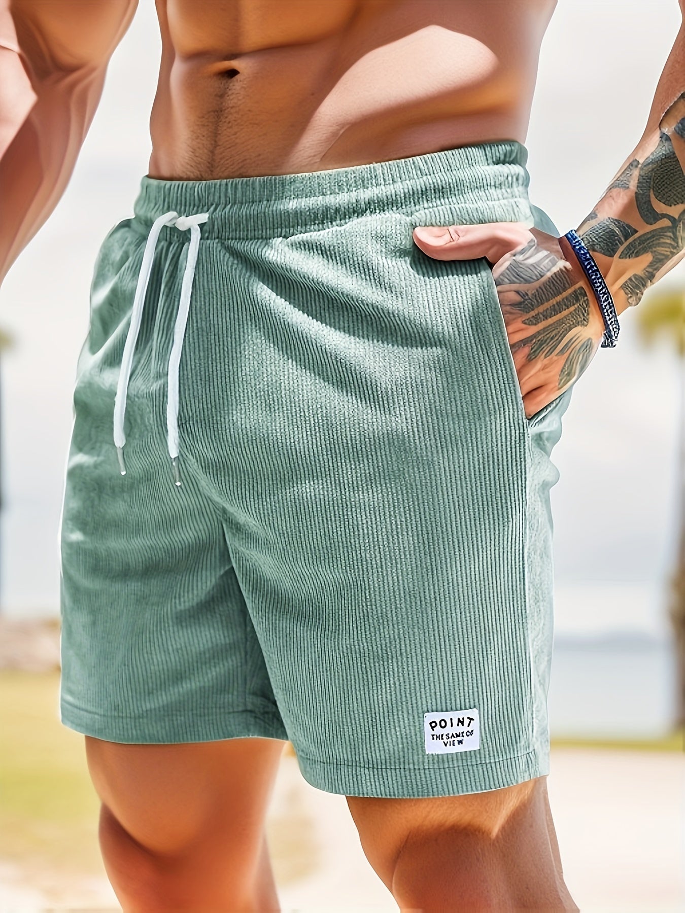 Gestreepte Korte Broek voor Heren – Luca