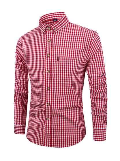 Geruit Herenoverhemd met Comfortabele Pasvorm – Jules