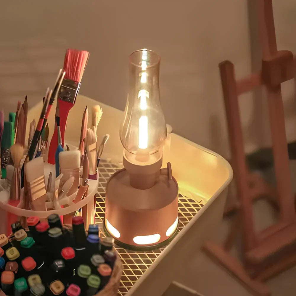 Oplaadbare Vintage LED Lantaarn - LumaLantern