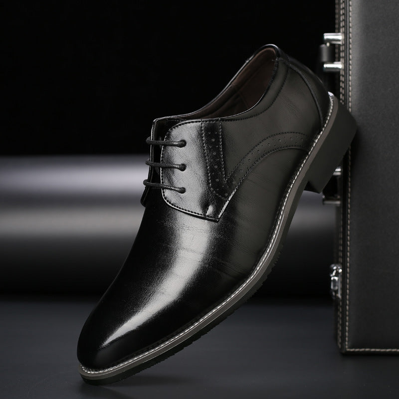 Stijlvolle Heren Veterschoenen met Brogue-details - Lennard