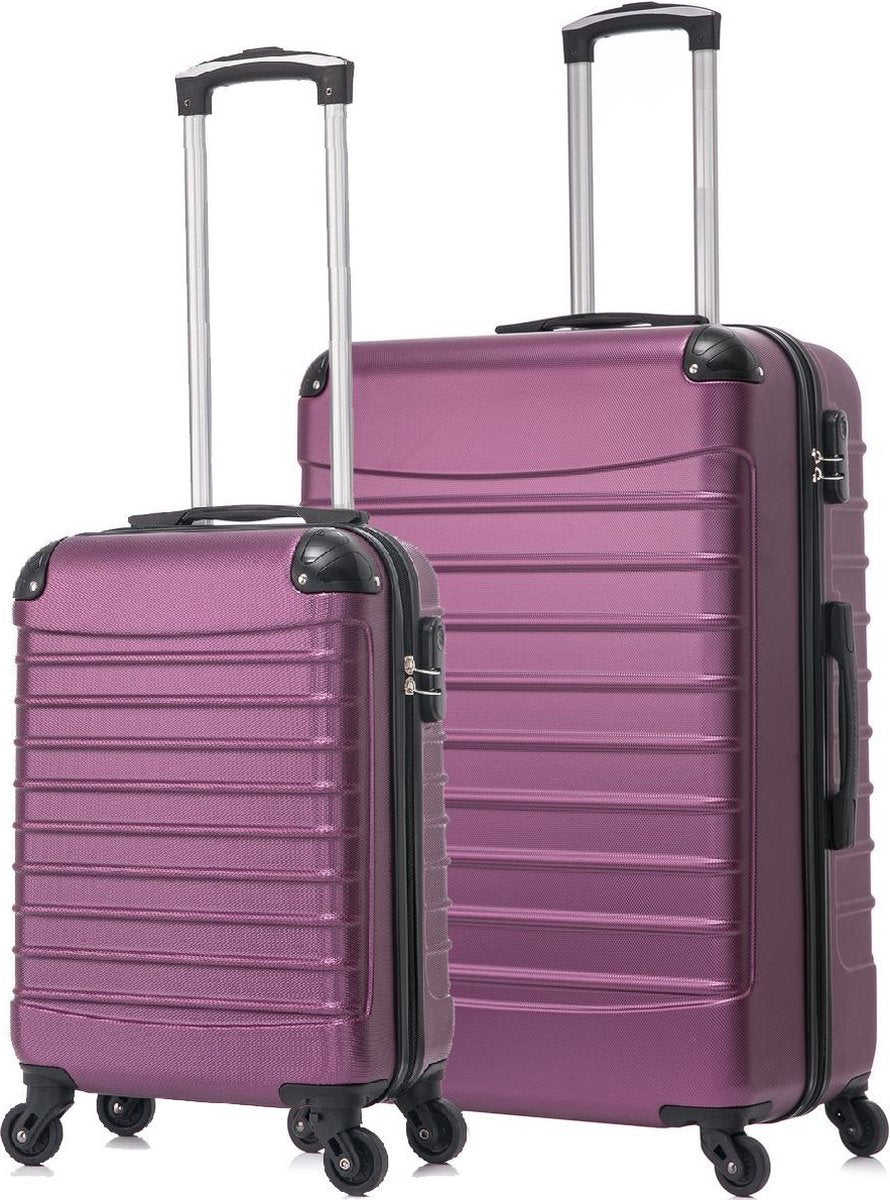 2-Delige Hardshell Kofferset – Bordeaux