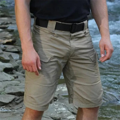 Heren Korte Cargo Shorts met 7 zakken & Gratis riem – Taro