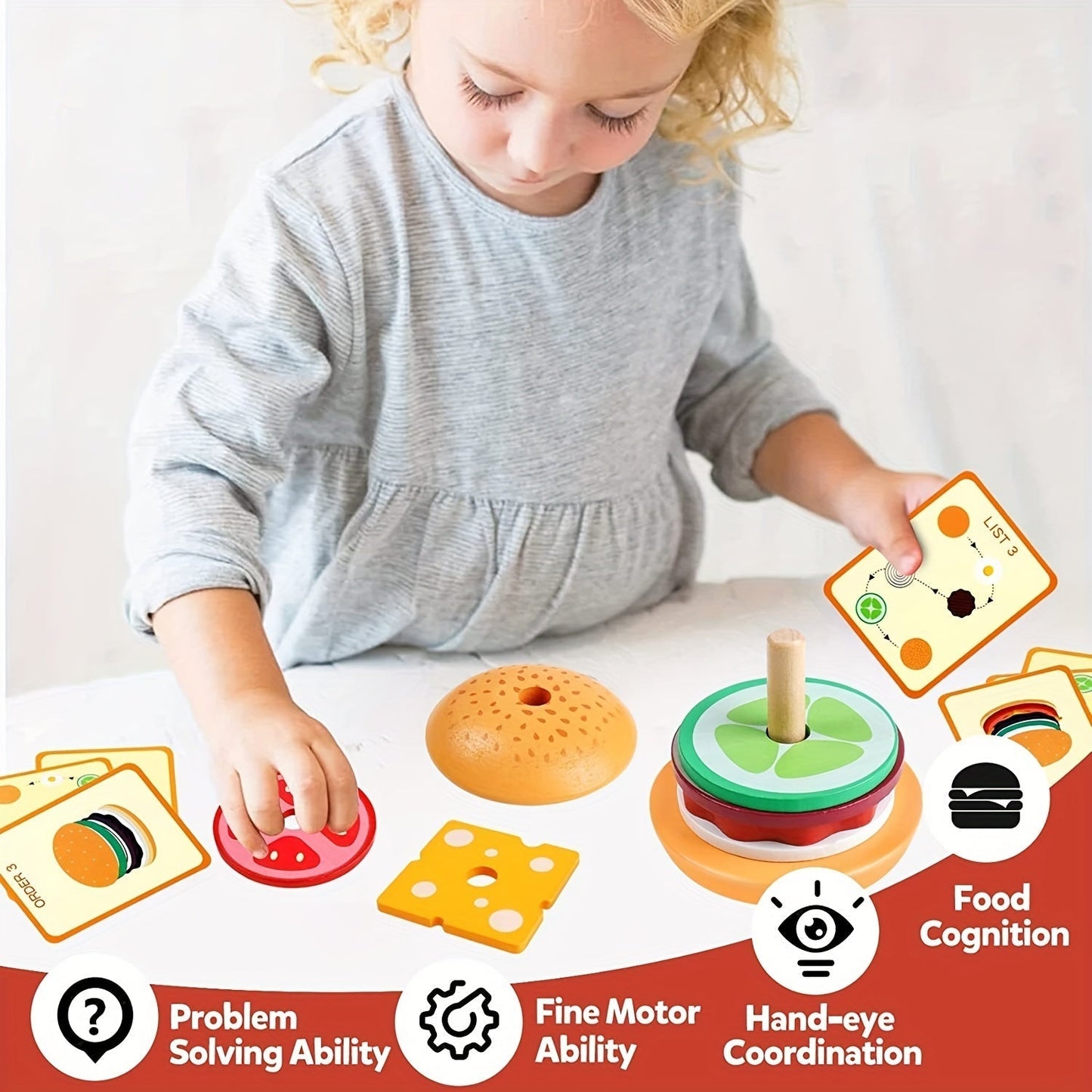 Montessori Stapelspeelgoed - BurgerBouwers