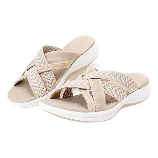 Luchtige sandalen met orthopedisch voetbed en demping - Riva