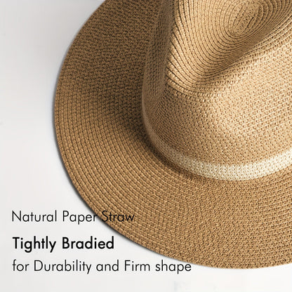 Trendy zonnehoed met brede rand voor dames en heren - SunShield Panama