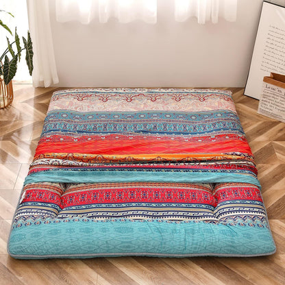 Vouwbare Japanse Futon Vloermatras met Geheugenschuimondersteuning – Arivon