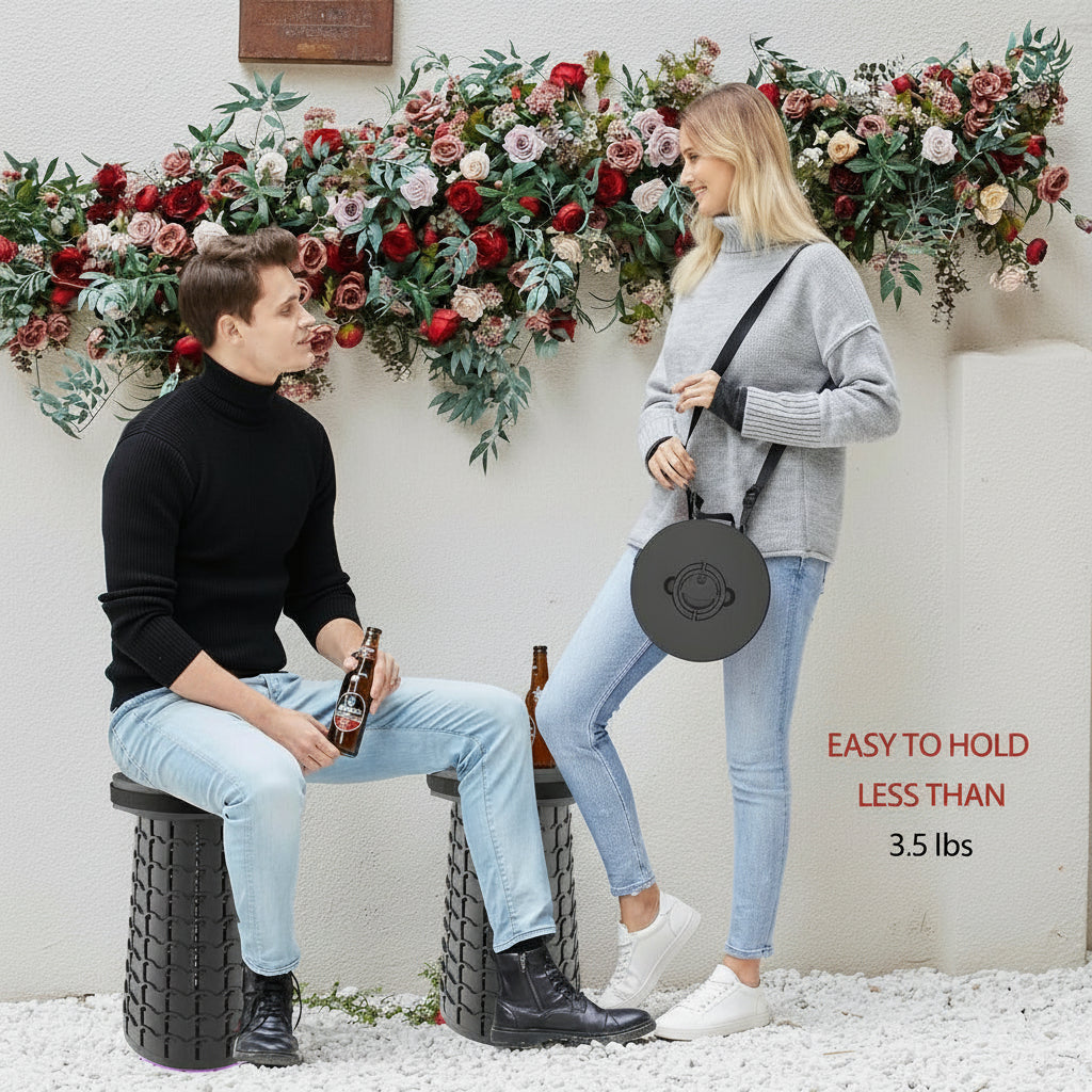 Opvouwbare Kruk met Kussen – SitMax