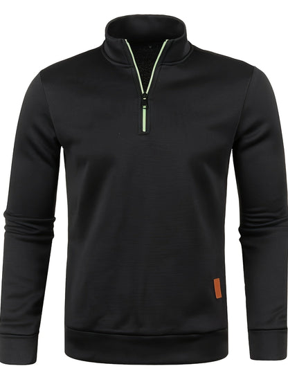 Heren Pullover met Halsrits voor Herfst & Winter – Matteo