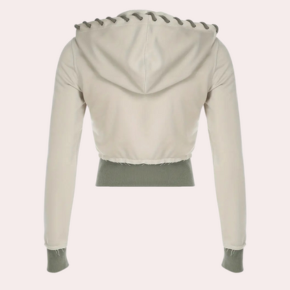 Modieus Damesvest met Capuchon - Elise