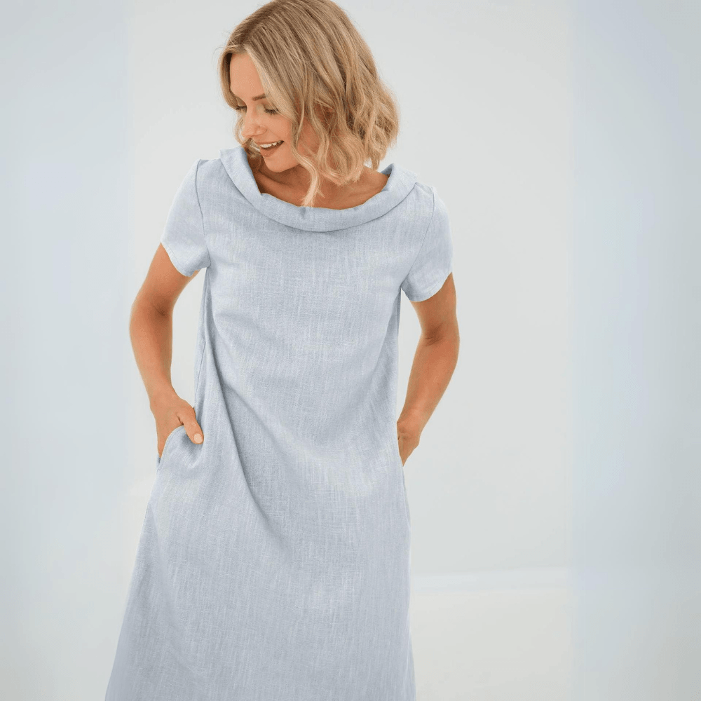 Linnen Dames Zomerjurk – Lotte